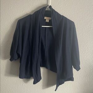 Belle Du Jour Deep Blue Knit Cardigan